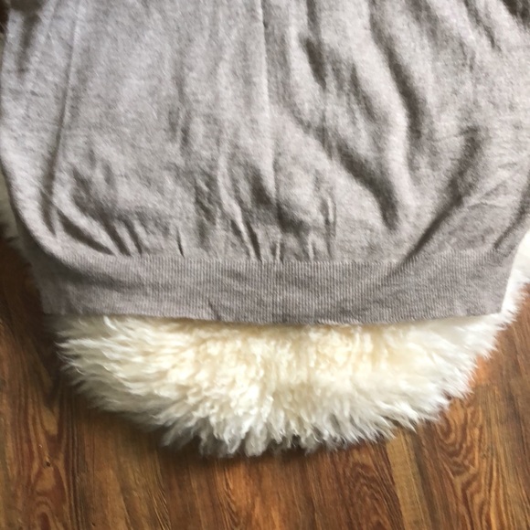 DREAMERS taupe cross open back sweater size small - Picture 9 of 13